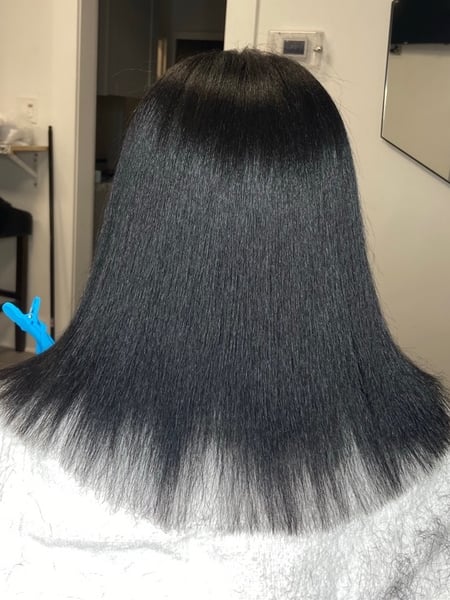 Image of  Women's Hair, Silk Press, Permanent Hair Straightening