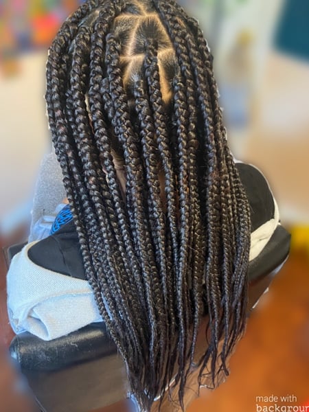 Image of  Hair Texture, 3B, 3C, Weave, Braids (African American), Women's Hair, Hairstyles