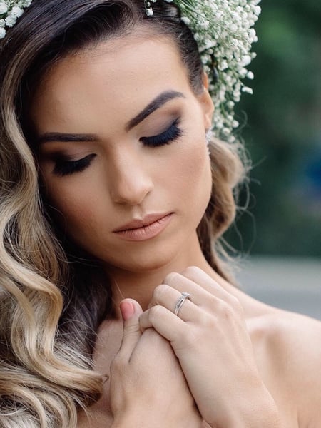 Image of  Makeup, Very Fair, Skin Tone, Fair, Brown, Olive, Light Brown, Daytime, Look, Evening, Glam Makeup, Bridal, Black, Colors, Brown, Gold, Green, White