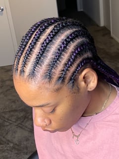 View Braids (African American), Hairstyle - Hannah Jeremiah, Baltimore, MD
