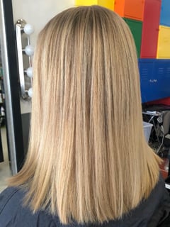 View Bob, Haircuts, Women's Hair, Coily, Layered, Blunt, Curly, Bangs, Blowout, Beachy Waves, Hairstyles, Curly, Straight, Hair Extensions, Silver, Hair Color, Red, Brunette, Foilayage, Highlights, Full Color, Color Correction, Fashion Color, Ombré, Blonde, Balayage, Long, Hair Length, Short Ear Length, Short Chin Length, Shoulder Length, Medium Length - Mari Nazaryan, Burbank, CA