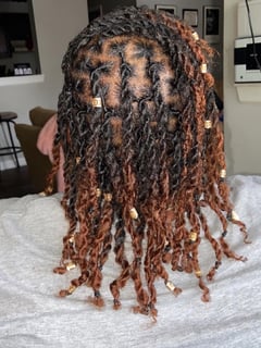 View Hairstyle, Locs, Women's Hair, Hair Length, Shoulder Length Hair - Carmeshia Prather, Jonesboro, GA