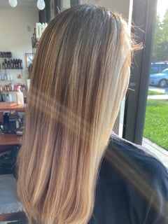 View Women's Hair, Blowout, Hair Color, Balayage, Blonde, Color Correction, Brunette, Foilayage, Highlights, Hair Length, Long, Haircuts, Layered, Hairstyles, Straight - Brenda Benfield, Severna Park, MD