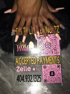 View Short, XL, XXL, Nail Style, Nail Art, Accent Nail, Ombré, Stickers, Mix-and-Match, Stamps, Color Block, French Manicure, Nail Color, Long, Nail Finish, Gel, Acrylic, Basic Nail Polish, Pedicure, Nail Shape, Ballerina, Lipstick, Stiletto, Square, Coffin, Squoval, Manicure, Nail Length, Nails, Medium - Shanese Robinson, Atlanta, GA