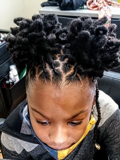 View Kid's Hair, Hairstyle, Girls, Locs, Updo - Chelsea Clemmons, Dover, DE