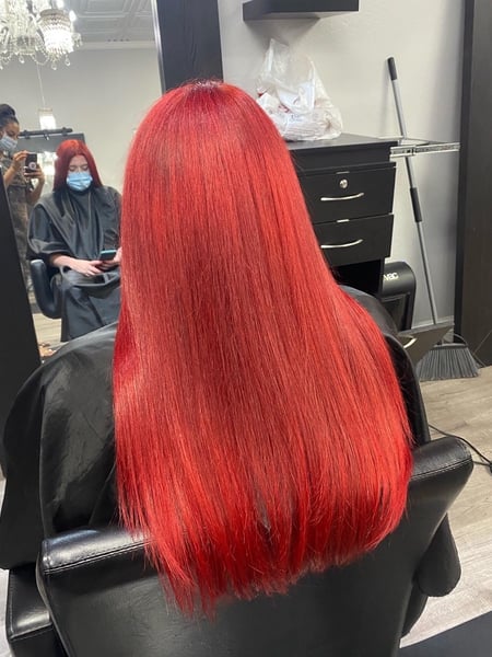 Image of  Women's Hair, Hair Color, Color Correction, Fashion Color, Red