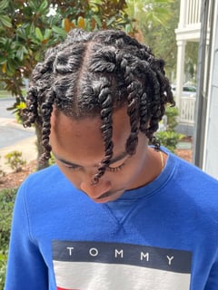 View Braids (Men's Hair), Men's Hair, Hairstyle - Kiara Carmon, Tampa, FL