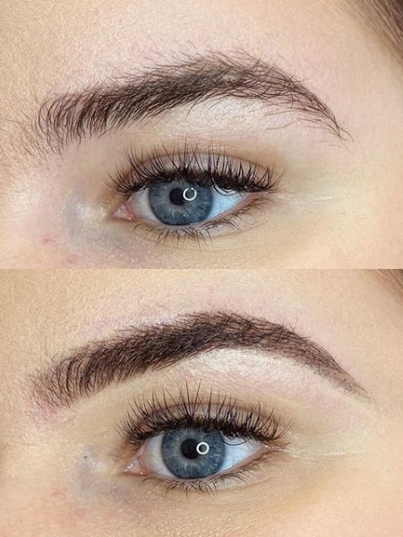 Image of  Brows, Rounded, Brow Shaping, Wax & Tweeze, Brow Technique, Brow Tinting