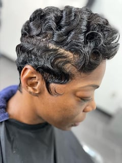 View Curls, Pixie, Women's Hair, Perm, Relaxer, Hairstyle, Short Hair (Ear Length) - Sheika DaStylist , Jacksonville, FL