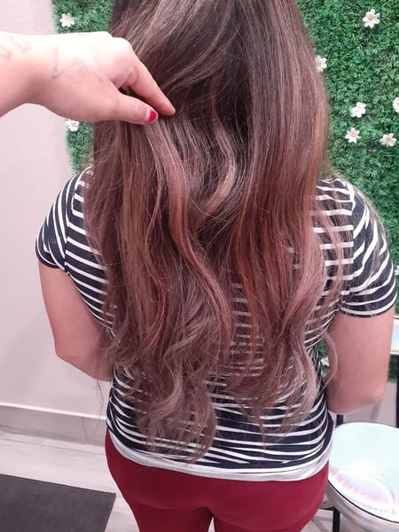 Image of  Women's Hair, Balayage, Hair Color, Brunette, Color Correction