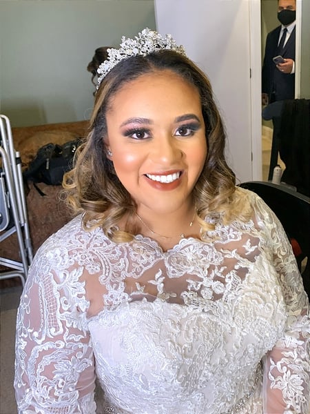 Image of  Light Brown, Skin Tone, Makeup, Airbrush, Technique, Bridal, Look