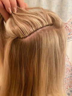 View Long, Hairstyles, Hair Extensions, Haircuts, Layered, Hair Length, Foilayage, Blonde, Hair Color, Balayage, Women's Hair - Sofia Alam, Hinsdale, IL