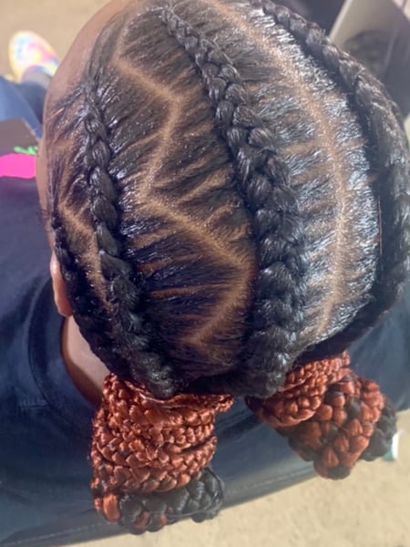 Image of  Hair Texture, Braids (African American), Hairstyles, Women's Hair