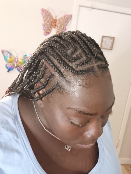 Image of  Ombré, Hairstyles, Women's Hair, Hair Color, Braids (African American), Hair Texture, Protective, Men's Hair, 4B, 4C, Kid's Hair, Hairstyles, Braids (African American), Hairstyle, Braiding (African American), Protective Styles