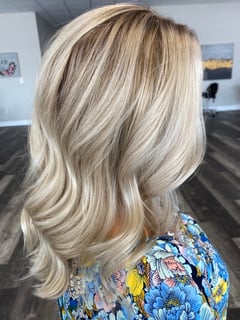 View Hair Color, Foilayage, Women's Hair - Kayla White, Lake Charles, LA