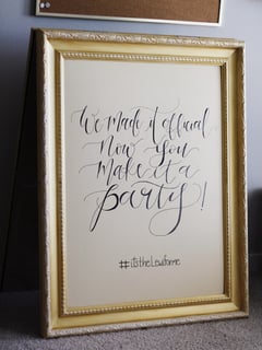 View Calligraphy, Event Signage, Calligraphy Service - Alina Gutierrez, Roseville, CA