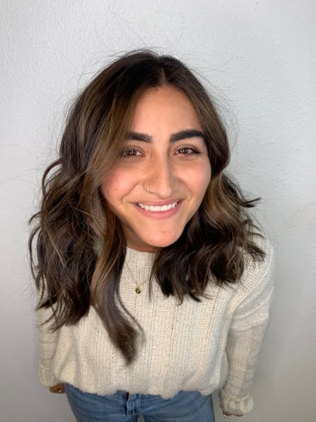 Image of  Bob, Haircuts, Women's Hair, Layered, Blunt, Curly, Blowout, Permanent Hair Straightening, Keratin, Beachy Waves, Hairstyles, Curly, Natural, Hair Color, Foilayage, Full Color, Highlights, Color Correction, Balayage, Blonde, Ombré, Hair Length, Long, Short Chin Length, Shoulder Length, Medium Length, Hair Restoration