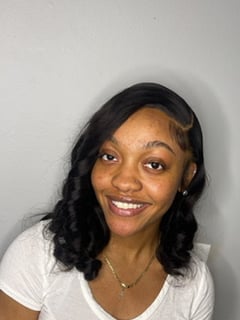 View Hair Length, Protective, Wigs, Locs, Weave, Hairstyles, Curly, Haircuts, Curly, Women's Hair, Medium Length - Tyler white, Columbus, OH
