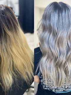 View Beachy Waves, Hairstyles, Women's Hair, Color Correction, Hair Color, Foilayage, Blonde - Natalia Kapel, Chicago, IL