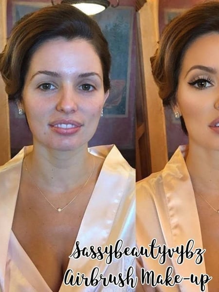 Image of  Makeup, Olive, Skin Tone, Bridal, Look, Airbrush, Technique