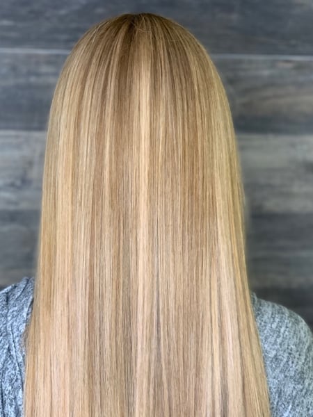 Image of  Women's Hair, Blonde, Hair Color, Highlights, Hair Length, Long