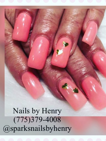 Image of  Nail Length, Nails, Medium, Stickers, Nail Style, Pink, Nail Color