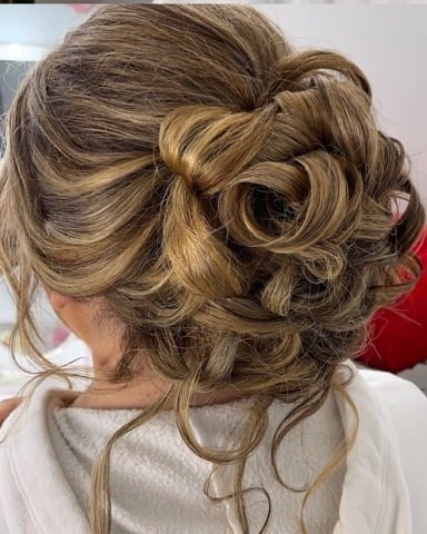 Image of  Women's Hair, Hairstyles, Beachy Waves, Boho Chic Braid, Bridal, Curly, Hair Extensions, Updo