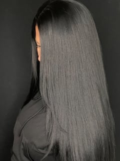 View Women's Hair, Smoothing , Keratin, Hairstyle, Straight, Hair Length, Long Hair (Mid Back Length) - Kayla White, Lake Charles, LA