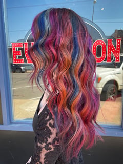 View Women's Hair, Fashion Color, Hair Color - Kristina Bates, Yukon, OK