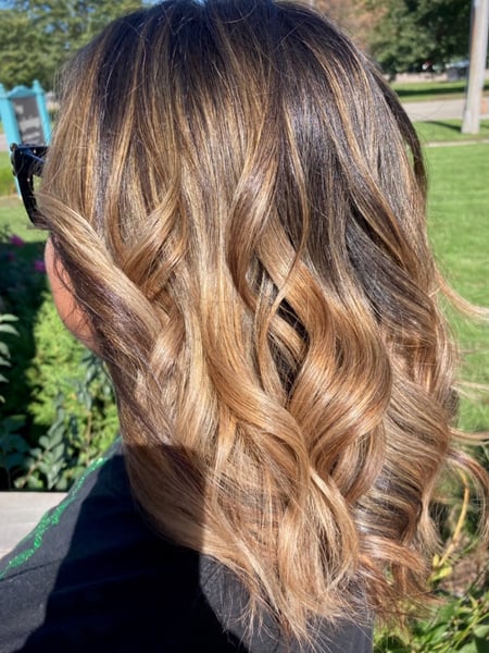 Image of  Women's Hair, Balayage, Hair Color, Blonde, Color Correction, Haircuts, Beachy Waves, Hairstyles
