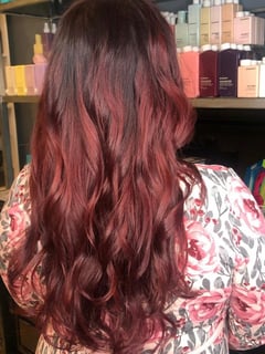 View Women's Hair, Hair Color, Red, Hairstyle, Hair Extensions - Amber Lynn, La Grange, IL
