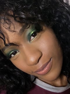 View Makeup, Look, Daytime, Evening, Glam Makeup, Colors, Green - Braijene Fletcher, Detroit, MI