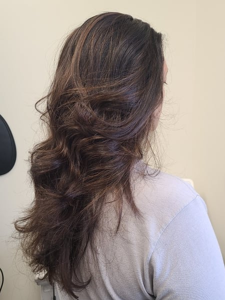 Image of  Women's Hair, Balayage, Hair Color, Brunette, Hair Length, Long