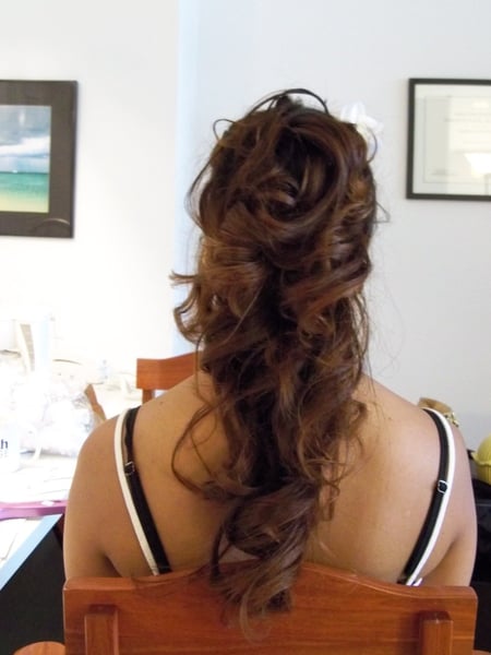Image of  Women's Hair, Curly, Hairstyles, Bridal