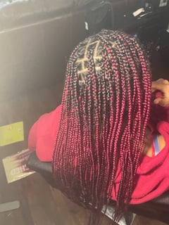 View Women's Hair, Hair Color, Medium Length, Hair Length, Braids (African American), Hairstyles, 2A, Hair Texture - Tremesia Pritchard, Atlanta, GA