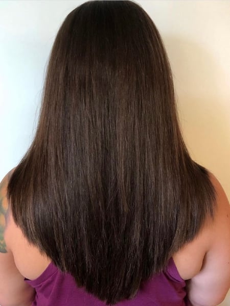 Image of  Layers, Haircut, Women's Hair, Straight, Hairstyle, Long Hair (Upper Back Length), Hair Length, Long Hair (Mid Back Length)