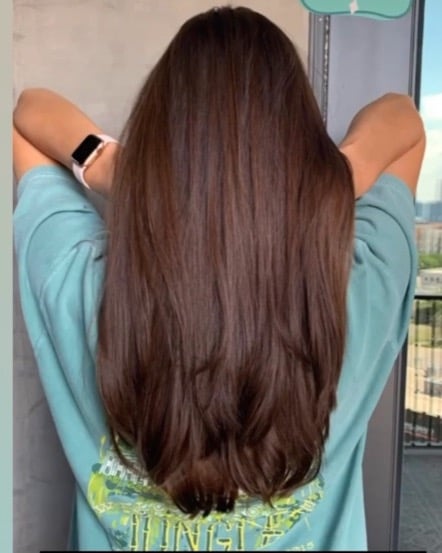 Image of  Women's Hair, Blowout, Hair Length, Long, Haircuts, Layered, Hairstyles, Beachy Waves