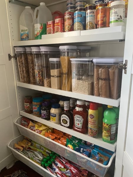 Image of  Professional Organizer, Home Organization, Kitchen Organization, Storage, Food Pantry, Kitchen Shelves