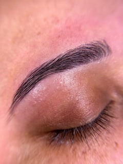 View Wax & Tweeze, Brow Shaping, Brows, Brow Technique, Arched, Straight - Tae Rivera, Knoxville, TN