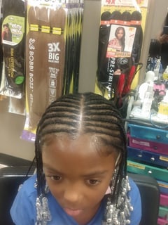 View Girls, Haircut, Kid's Hair, Hairstyle, Mohawk, French Braid, Braiding (African American), Locs, Protective Styles - Tasha S. S, Columbia, SC