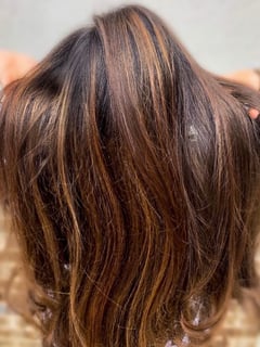 View Women's Hair, Blowout, Hair Color, Balayage, Brunette, Blonde, Color Correction, Fashion Color, Full Color, Highlights, Ombré, Beachy Waves, Hairstyles, Curly - Chloe Hensley, Knoxville, TN