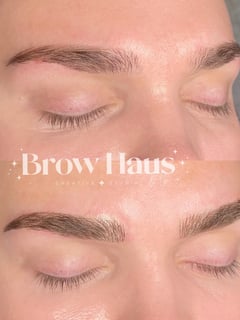 View Brows, Brow Shaping, Straight, Microblading, Nano-Stroke - Mackenzee Smith, Evansville, IN