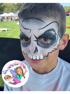 View Face Painting, Characters, Skeleton - Leana Kane, Elgin, IL
