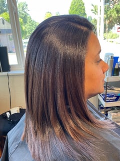 View Layered, Haircuts, Women's Hair, Permanent Hair Straightening, Keratin - Dunnia Fischesser , Olympia, WA
