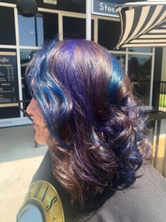 View Hair Color, Shoulder Length, Hair Length, Fashion Color, Women's Hair - Melissa Sherwood, Stockton, CA