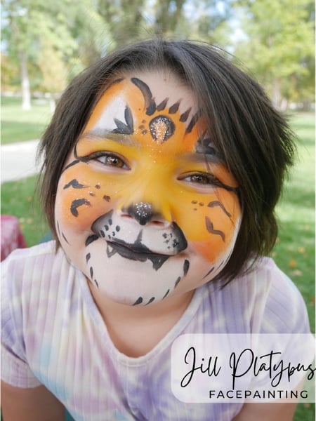 Image of  Face Painting, Animals, Tiger, Leopard