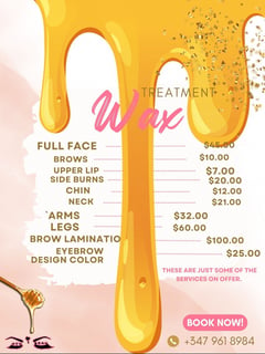 View Wax & Tweeze, Brow Technique, Brows, Brow Shaping, Brow Lamination, Arched, Men's Hair, Hair Color, Fashion Color , Blonde, Highlights, Red, Brow Treatments - AYU BEAU LLC, New York, NY