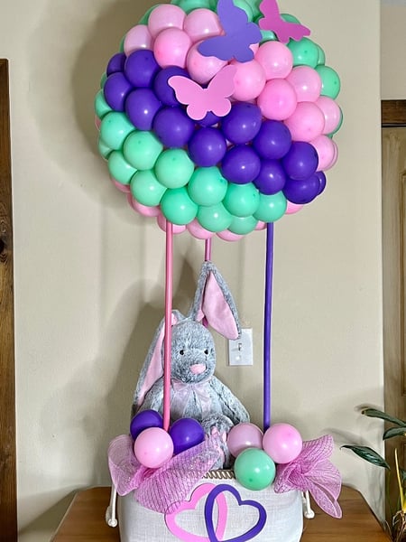 Image of  Balloon Decor, Arrangement Type, Helium Bouquet, Balloon Composition, Event Type, Birthday, Baby Shower, Graduation, Holiday, Valentine's Day, Corporate Event