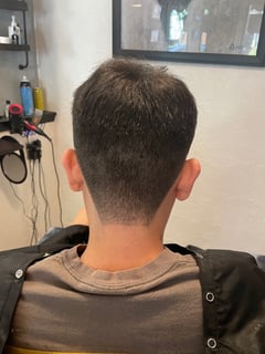 View Haircut, Men's Hair, Medium Fade, Short Ear Length Hair - Delilah Corona, Chico, CA