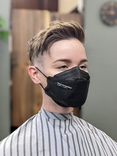 View Haircuts, Blonde, Brunette, Blowout, Hairstyles, Women's Hair, Hair Color, Layered, Hair Texture, Hair Length, Short Ear Length, Bangs, Men's Hair, Haircut, 2C, High Fade, Short Ear Length Hair - FRINGE + FERN Collective, Walnut Creek, CA